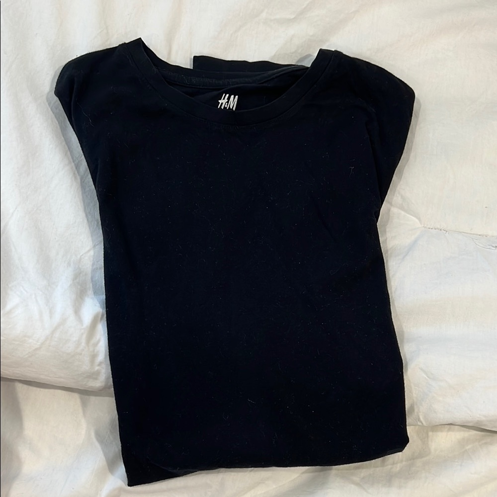 H&M Mens Black T-Shirt